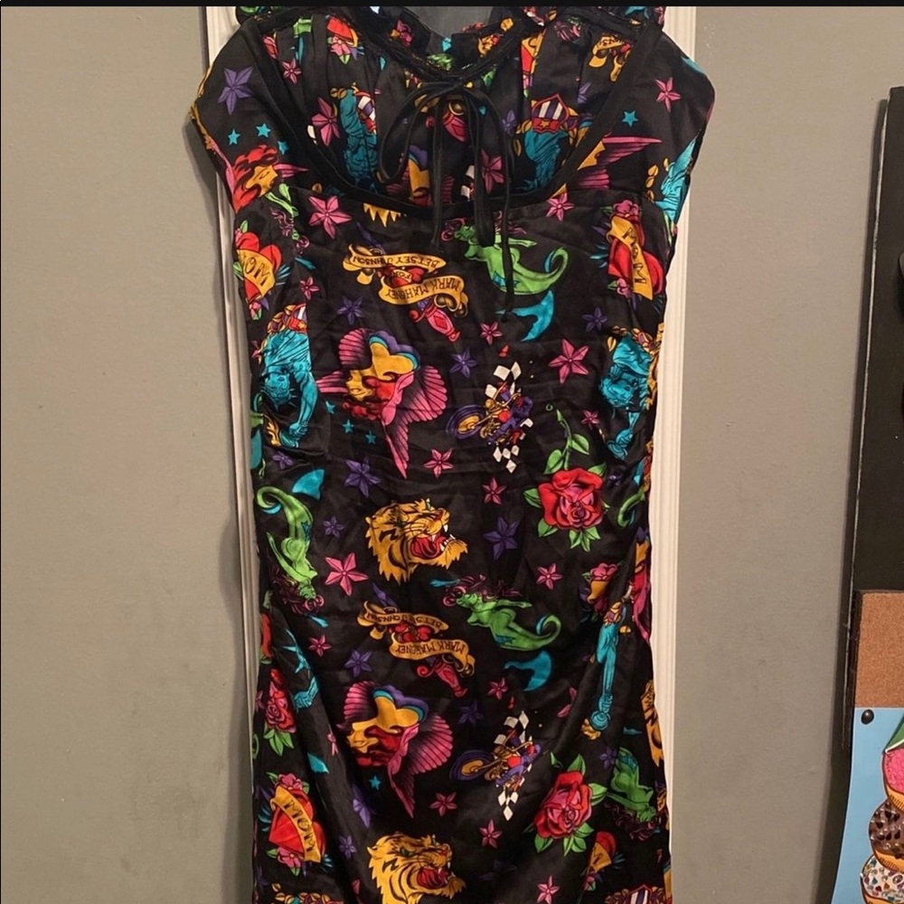 Betsy Johnson and Mark Mahoney tattoo dress line